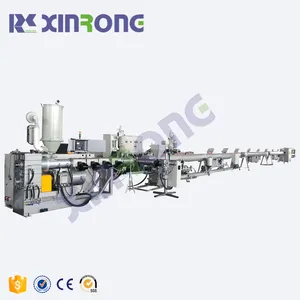 Máquina de fabricación de tuberías de agua PPR/línea de producción de extrusión de tuberías de agua fría y caliente de fibra de vidrio de plástico de dos piezas