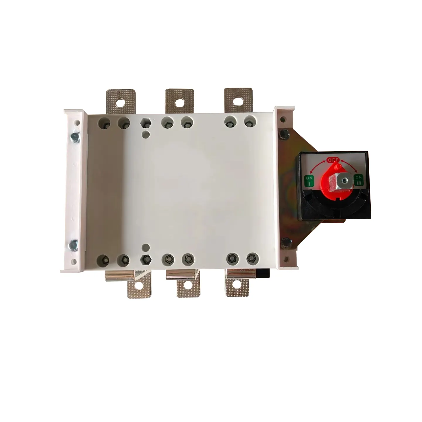 Interruptor de isolamento de carga manual trifásico, interruptor de energia dupla, 3P, 4P, MTS, duas linhas de entrada e uma de saída, HGLZ1 100A ~ 3150A