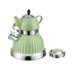 Hervidor silbante de 3.0L y 0.7L para cocina, de acero inoxidable, color personalizable, tetera para agua caliente, apto para estufa de inducción - Product Image 4