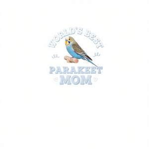 Camiseta Worlds Best Parakeet Mom, regalo azul para el día de la madre, para madres de loros - Product Image 2