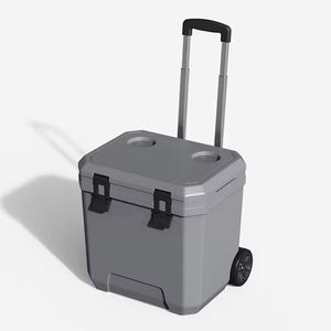 24L Modern PP/PE Insulated Cooler <b>Box</b> with Wheeled Design Reusable for Fishing Medical Cans & Food <b>Storage</b> - Product Image 4