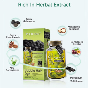 ครีมย้อมผมสีดำธรรมชาติ กึ่งถาวร ให้ความเงางามสูง ปิดผมขาวได้อย่างเต็มที่ แชมพูย้อมผมสีเงินขาว ติดทนนาน - Product Image 5