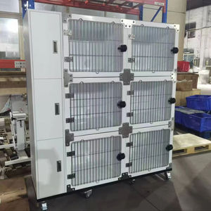 Fiberglas kafes İşlevli toptan profesyonel Pet kedi dostu yavru gato Kot Katze ekran kafes veteriner oksijen kafes - Product Image 1