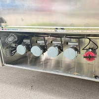 Semi-remorque citerne à carburant en alliage d'aluminium à 4 compartiments indépendants avec vannes de décharge individuelles, camion-citerne à huile à vendre