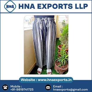 Pantalons décontractés en coton pour femmes les plus vendus Pyjamas Cool motif rayé imprimé pour l'été Fabricant personnalisé - Product Image 6