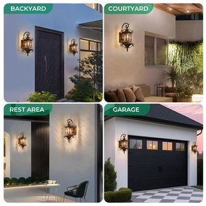 Lámpara de Pared <span class=keywords><strong>LED</strong></span> Vintage para Exteriores, IP65 Impermeable, de Aluminio, para Villa, Patio, Puerta, Iluminación Exterior, Venta al Por Mayor de Fábrica - Product Image 5