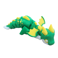 Juguete de Dragón Alado Impreso en 3D de Alta Calidad, Muñeco de Animal Adorable con Articulaciones Móviles, Estatua Decorativa