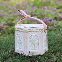 Boîte cadeau en papier avec poignée, conçue sur mesure, recyclable, pour chocolat, sushi, sucre, avec revêtement en laminage mat