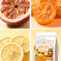Anhui Zhouhetang Fabriek Direct Premium Passievrucht Kumquat Citroen Kruidenthee Zakjes Suiker-Vrij Cafeïnevrij Aangepaste Formule