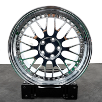Jantes forgées sur mesure Mforged en 2 pièces, 18, 20, 21, 22, 24 pouces, chrome, à déport profond, à jantes étagées, à rayons en Y, pour voitures de luxe classiques
