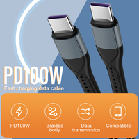 Câble de charge rapide USB-C, adaptateur secteur, câble de téléphone en nylon, charge rapide PD, câble de données tressé