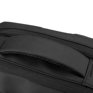Sac à dos imperméable personnalisé avec logo, design de bureau extérieur, sport, Oxford noir, homme, USB, design de sac à dos d'école, sac à dos pour ordinateur portable - Product Image 5