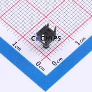 TC110916070 Tactile Switch Through hole Component (THT)-4P,4.5x4.5mm Switch Single Pole Single Throw Round Button 1.6N 7mm - Product Image 2