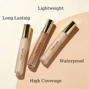 Anti-cernes liquide sous les yeux à marque privée, logo personnalisé, waterproof, couvrance totale, anti-cernes pour cernes, cosmétique végétalien et sans cruauté animale - Product Image 3