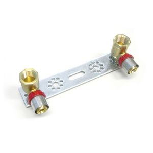 Bracket And <b>End</b> Fittings For Multilayer 20 X 1/2 Inch Plumbing <b>Hoses</b> - Product Image 1