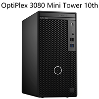 Mini-ordinateur de bureau OptiPlex 3080 Barebone Tower, 10e génération, propre, sans rayures, grade A, testé et fonctionnel