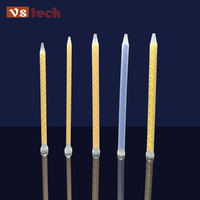 VME 10-24T Applicateur de colle pour machine, buse mélangeuse statique Statomix, tube de mélange jetable, coupe 70mm, élément bleu