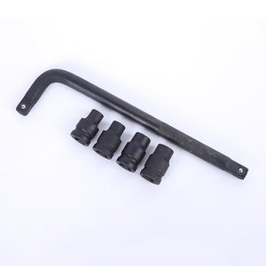 35-Piece Bent Rod Type <b>PC</b> Cylinder Car Disassembly Tool <b>Set</b> Thickened Phosphated Hot Pneumatic Socket Iron Box Combination Tool - Product Image 3