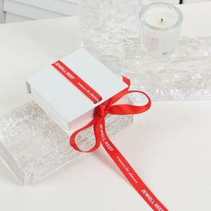 Customizable Ribbon <b>Gift</b> <b>Boxes</b> <b>for</b> Jewelry Packaged in Rigid Cardboard <b>for</b> Display & Storage - Product Image 2