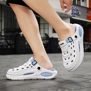EVA Injection <b>Sandals</b> <b>Closed</b> <b>Toe</b> Buckle Strap Breathable Summer Casual Men's Shoes - Product Image 4