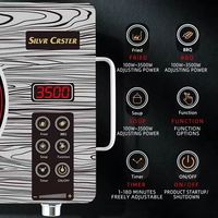 Table de cuisson à induction multifonction infrarouge à deux brûleurs, cuisinière électrique en céramique, plaque à induction – Meilleures ventes