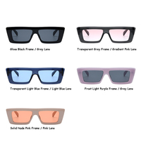 Lunettes de soleil vintage rectangulaires à monture fine 6501, style rétro, nouvelles lunettes de vue pour femmes et hommes, personnalisables, UV400, classiques, multicolores