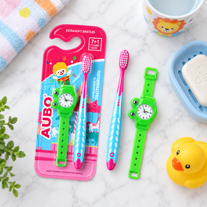 <span class=keywords><strong>Cepillo</strong></span> de Dientes Moderno con Mango de PP y Cerdas Suaves, con Diseño de Reloj y Juguetes, para <span class=keywords><strong>Niños</strong></span>, Directo de Fábrica - Product Image 3