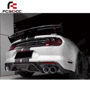 ตัวแยกขอบกันชนท้ายคาร์บอนไฟเบอร์สำหรับรถฟอร์ดมัสแตง GT500 GT500 2018-2022อัพเกรดใหม่ - Product Image 5