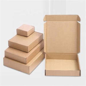 Custom Logo Printed Corrugated Carton Box Mailer Shipping Box Apparel Packaging for Dress Clothing T-shirt Suit Mailer Gift Box