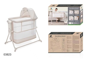 Chaise berçante électrique pour bébé et siège apaisant avec structure métallique pour nouveau-nés, bébés et enfants - Lit berceau - Product Image 2