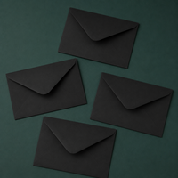 Enveloppe en papier kraft personnalisée, tailles A2, A6, A7, C4, autocollante, à fermeture adhésive, enveloppe portefeuille pour cadeaux