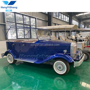 Factory Sightseeing Electric Classic Vintage <b>Bus</b> with Steel Structure Frame and Customized Color - Product Image 2