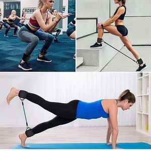 Nhiệm vụ nặng nề tập thể dục đa chức năng Kit thép không gỉ Pilates Bar với TPE Toning Ống Yoga kháng ban nhạc tập thể dục - Product Image 2