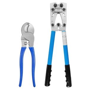Wire Crimping Pliers HX-50B Industrial Grade High Carbon Steel Front Entry 10 AWG Cable Cutter Set - Product Image 1