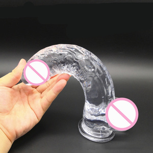 Popüler <span class=keywords><strong>6</strong></span>-<span class=keywords><strong>Inch</strong></span> gerçekçi küçük yapay Penis renkli kristal cam jöle yapay Penis kadın g-spot vantuz Penis seks oyuncak kadınlar için - Product Image 4