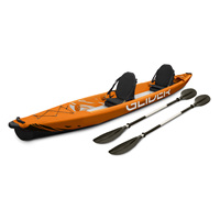 Kayak de pêche gonflable 4m en PVC à structure Drop Stitch, pour 2 personnes, avec logo personnalisé, idéal pour la navigation sur lacs et rivières – Vente chaude