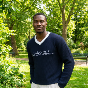 Pull en tricot pour homme avec broderie de logo <span class=keywords><strong>personnalisé</strong></span>, col en V, en coton, pull d'hiver vintage, pull de <span class=keywords><strong>baseball</strong></span> - Product Image 6