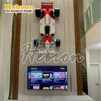 Vente en gros de sculptures de voitures personnalisées en fibre de verre et résine, statues, modèles de voitures de F1 et de motos, décorations, vente directe des fabricants