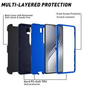 Custodie Antiurto <span class=keywords><strong>per</strong></span> Telefoni Cellulari con Clip da Cintura <span class=keywords><strong>per</strong></span> <span class=keywords><strong>Huawei</strong></span> Honor 400 Lite 5G 400 Pro, Robuste e Resistenti, <span class=keywords><strong>Cover</strong></span> 3 in 1 - Product Image 3