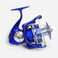 TOLURE Promotion Moulinet de pêche spinning en acier inoxydable, Frein 30kg, Gauche, Rapport de transfert 5.5:1, pour leurres artificiels en mer, rivière, lac, ruisseau