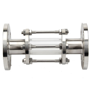 Tubo de mirilla de acero inoxidable con brida HGS07-126 Grado 304 Ventana de observación para tuberías Conexión roscada - Product Image 1