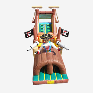 Parcours d'obstacles <span class=keywords><strong>gonflable</strong></span> <span class=keywords><strong>pirate</strong></span> très populaire en PVC durable, <span class=keywords><strong>jeu</strong></span> sportif pour enfants et adultes, idéal pour la location commerciale - Product Image 4