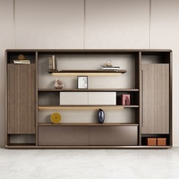 Nouveau mobilier de bureau moderne dernier bureau en bois naturel Table de bureau de luxe en bois Mdf en forme de L bureau de patron directeur général