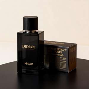 Envase de Perfume Personalizado de Fábrica, Botella de Vidrio Rectangular Transparente de 30ml 50ml 100ml con Pulverizador y Tapa de Madera - Product Image 2