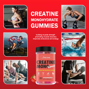 Gomitas de Monohidrato de Creatina 5000mg, Suplementos Naturales con Sabor a Fresa, Etiqueta Privada Personalizada al por Mayor para Adultos - Product Image 2