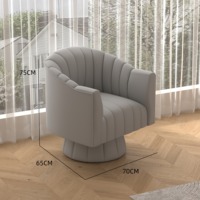 Nouvelle crème légère de luxe pour salon, balcon, chambre à coucher, chaise simple décontractée, chaise de réception confortable, chaise d'appoint Tira