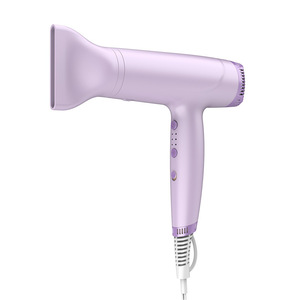 High-Speed Hair Dryer With Negative Ion Function 220V Electric Household Hair Dryer Single Diffuser Nozzle Pink - Product Image 4