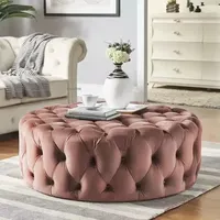 Pouf rond en velours nordique de luxe, mobilier de salon, pouf de sol pour chambre à coucher, tabourets souples pour changer de vêtements et de chaussures