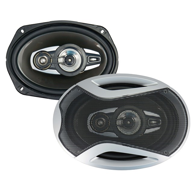Soway 6.5" 6*9" Inch Aluminum Coaxial Car Audio Speaker with 100W RMS Power 80-8000Hz Frequency Range 4 Impedance