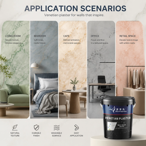 Estuco Veneciano de Estilo Palaciego Opulento, Estuco con Efecto Mármol Veneciano para Paredes de Grandes Salones de Baile y Pisos de Recepciones de Gala - Product Image 5